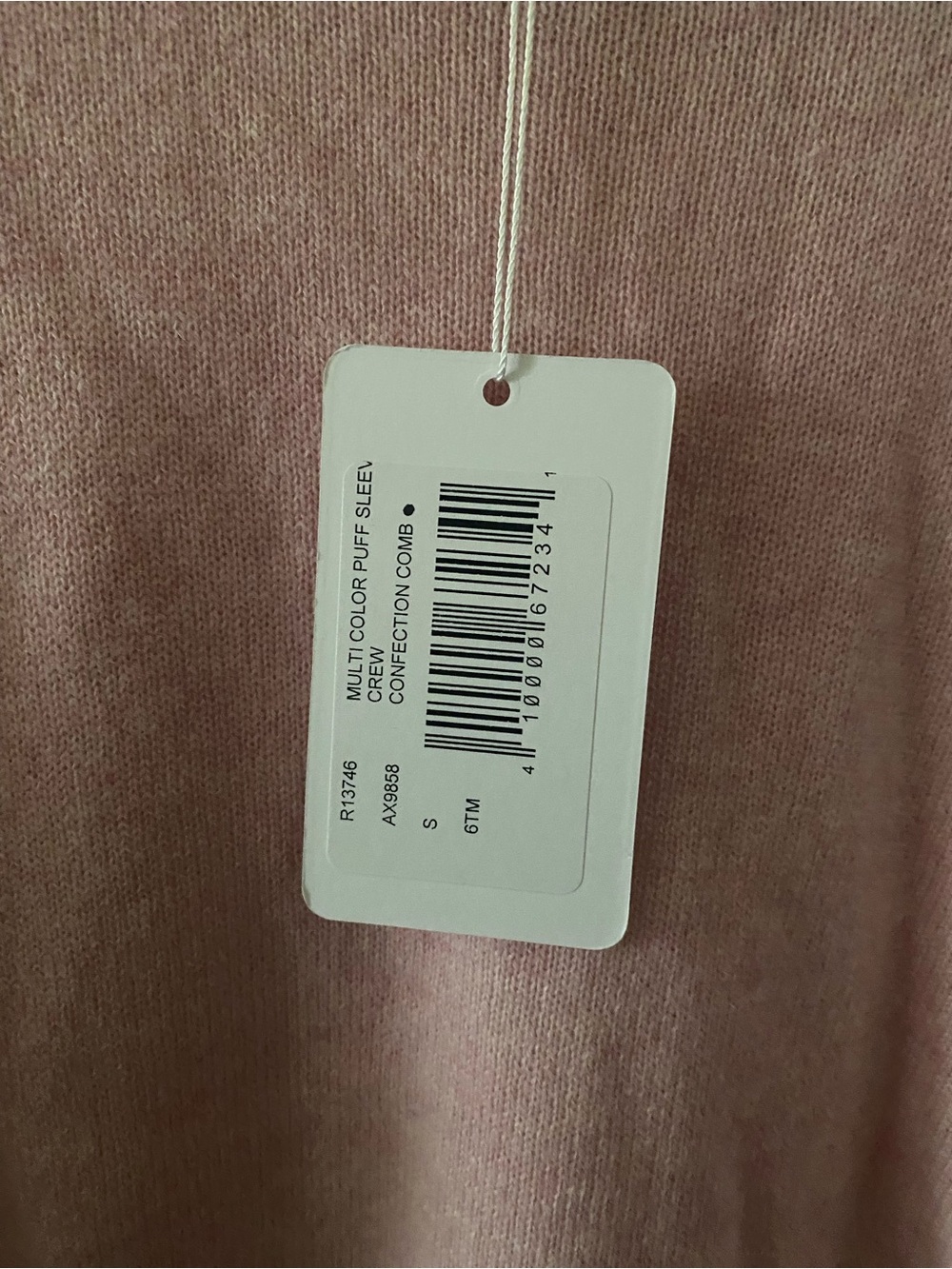AUTUMN CASHMERE PINK CREWNECKNSWEATER - Picture 5 of 5